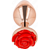 Plug anal KINK con rosa rossa | Eleganza e comfort