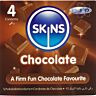 Preservativi Skins Premium Sapore Cioccolato Confezione da 4