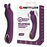 Vibratore High Tech Lunao con testa flessibile e 10 funzioni