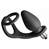 Vibratore prostatico ROCKS-OFF RO-ZEN doppio anello Nero Onice