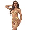 Set di lingerie SUBBLIME con reggicalze e perizoma