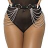 Imbracatura SUBBLIME FETISH Chainbelt con dettagli in catena