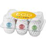 Masturbatori Tenga Egg Standard Package con 6 texture