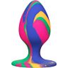 Plug Anale CALEXOTICS Cheeky Medium Tie Dye con base a ventosa