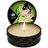 Candela da massaggio Shunga Mini Caress con aroma di tè verde