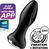 Plug Anal SATISFYER Rotator Plug 2+ con Vibrazione e Rotazione