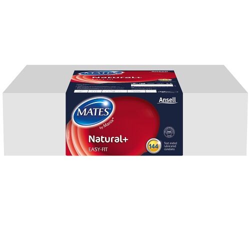 Condomi Mates Natural+ 144 | Comfort e sicurezza