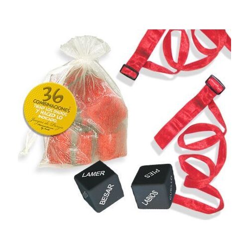 Kit ataduras INEDIT con dadi per giochi di coppia