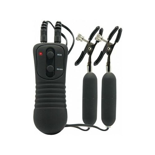 Pinze per capezzoli FETISH FANTASY SERIES con vibrazione intensa