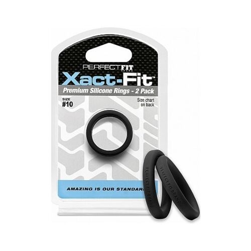 Pacchetto Xact-fit: Anelli in Silicone Nera