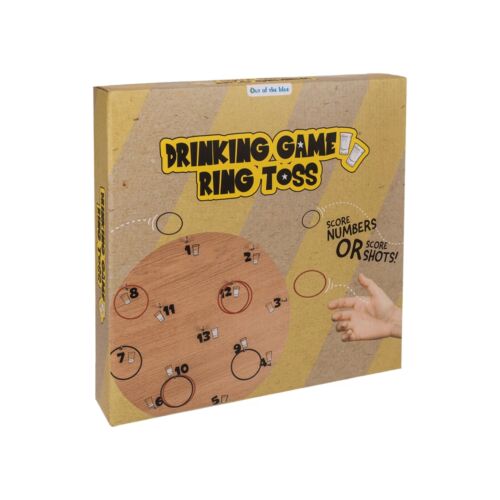 Gioco da bere Out Of The Blue Ring Toss con tabellone
