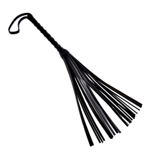 Frusta Bound Leather Flogger 54.5 cm con manico in pelle