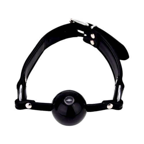 Gag in Pelle BOUND con Pallina Solida