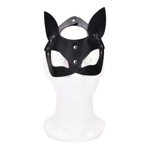 Maschera Bondage Bound to Play Kitty Cat con vestibilità regolabile
