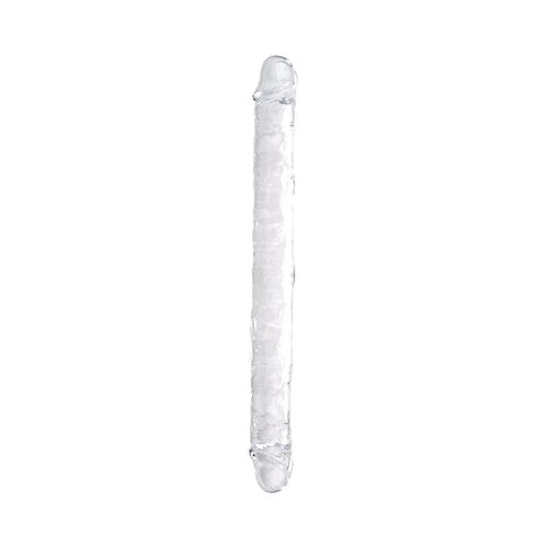 Dildo Doppiato Loving Joy 18 Inch Trasparente