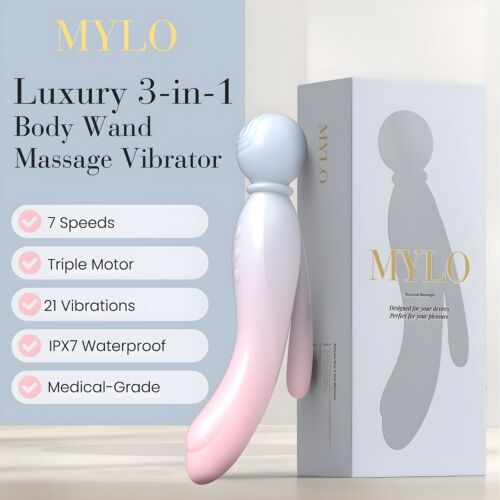 Massaggiatore Wand MYLO 3-in-1 Body Wand Massager