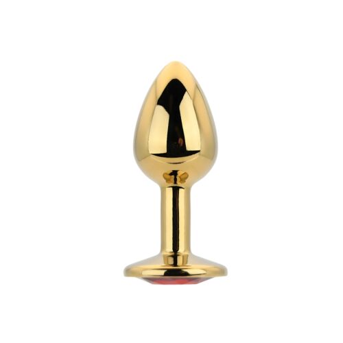 Butt Plug Toosh Small con base in pietra rossa Rojo