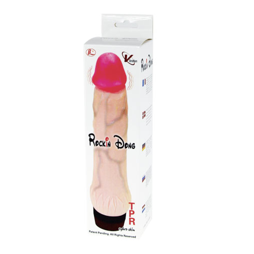 Dildo Rockin Dong III di BAILE con vibrazione multi-velocità