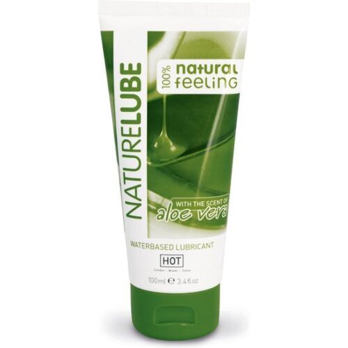 Lubrificante a base d'acqua Hot Aloe Vera 100ml con Aloe