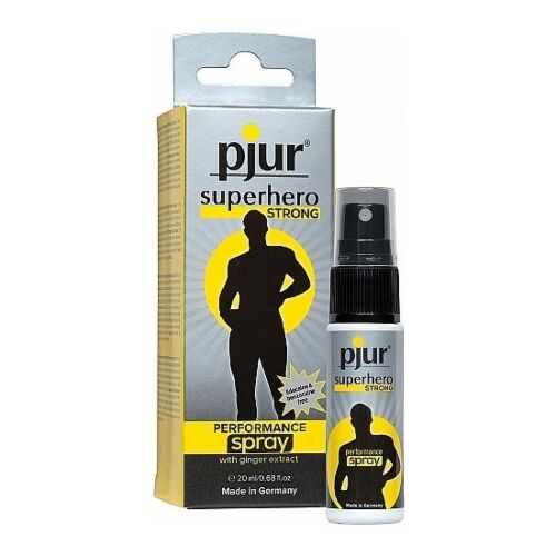 Spray Intimo Pjur Superhero 20 ml con Estratti di Zenzero