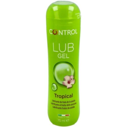 Lubrificante Gel Control Tropical 75 ml per piacere intenso