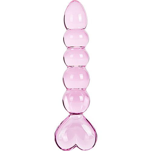 Dildo Dildo Crystal VENUS con agarre in cuore