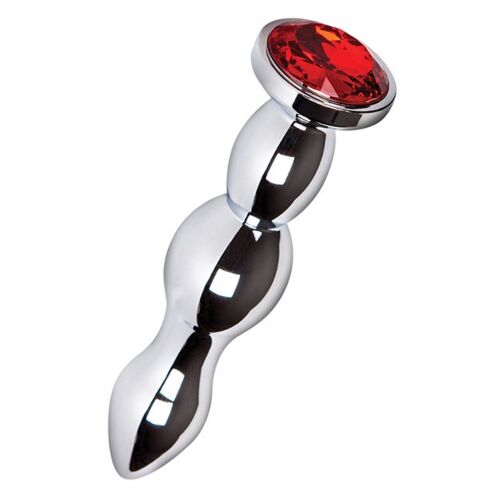 Plug in metallo S Pleasures Metal BOA con dettaglio rosso