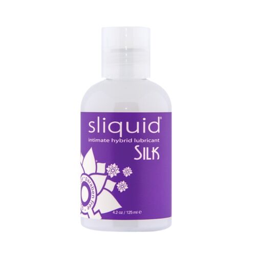Lubrificante Sliquid Naturals Silk Hybrid 125 ml con effetto duraturo