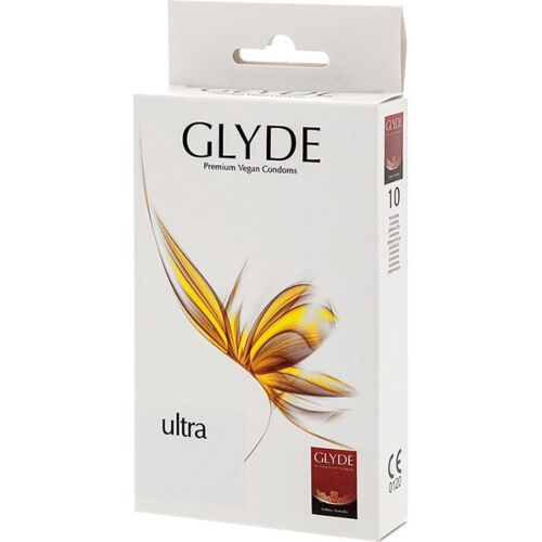 Preservativi Glyde Ultra 10 Uds | Vegani e Lubrificati