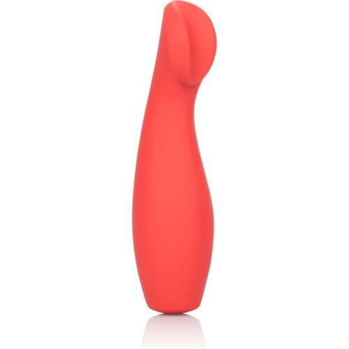 Stimolatore in silicone rosso fuoco - rosso
