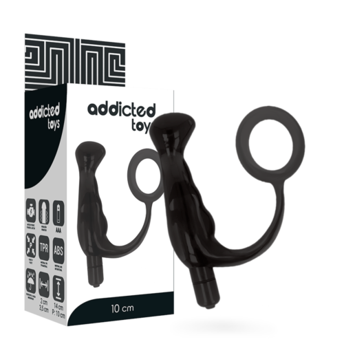 Vibratore Addicted Toys 10 cm per massaggio anale
