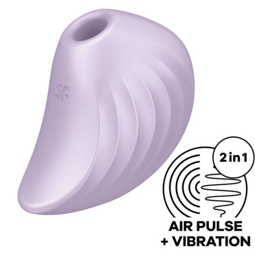 Succionatore SATISFYER PEARL DIVER con vibrazione e tecnologia Air Pulse