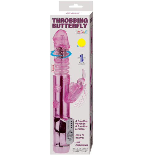 Vibratore Rabbit BAILE ROTATIONS Throbbing Butterfly - Doppia rotazione