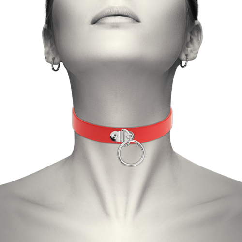 Collare in pelle vegan Coquette Chic Desire per bondage