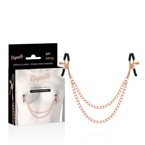 Clip per capezzoli COQUETTE FANTASY con catena