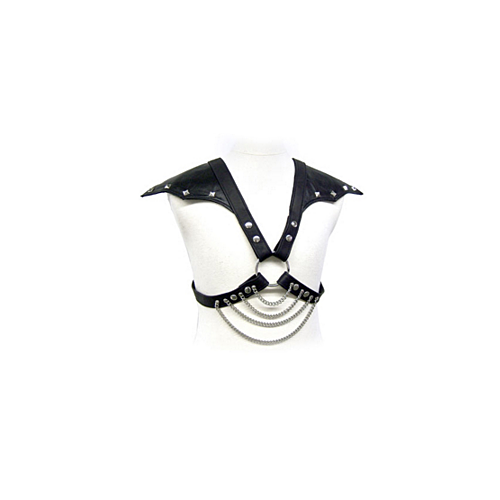 Arnesi Leather Body - Metal e Spalle con catene