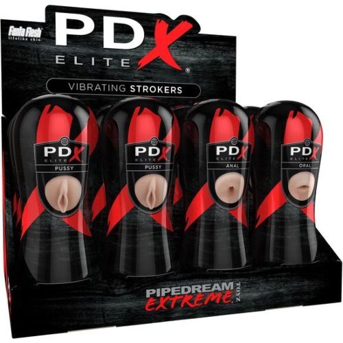 Set Masturbatore PDX ELITE 12 Unità con Vibrazione