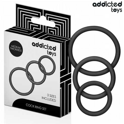 Anelli Addicted Toys Set di silicone modello 2