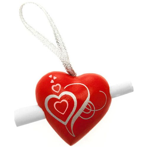 Cuore decorativo Tease & Please Moodzz con messaggio