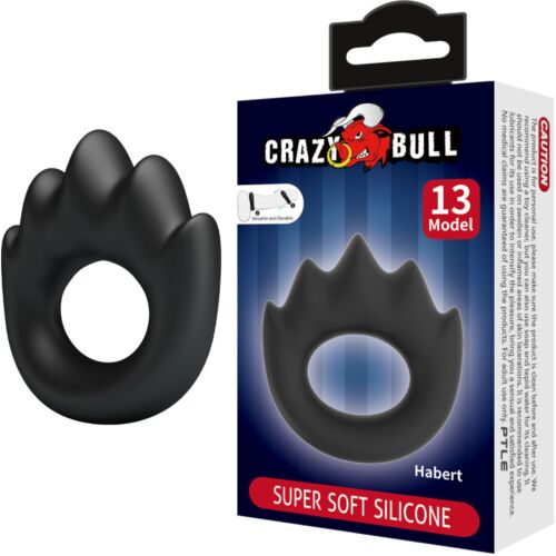 Anello in silicone Crazy Bull Modello 13 per controllo maschile