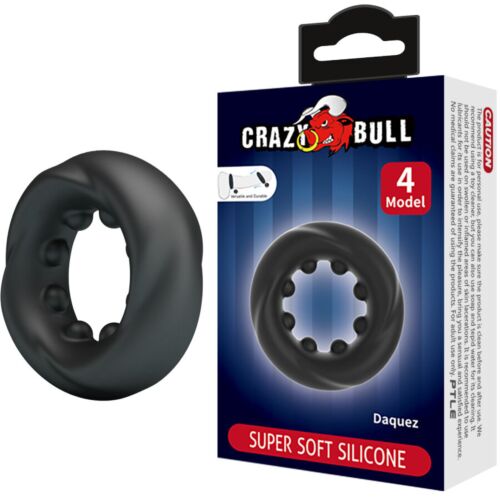 Anello in silicone Crazy Bull Daquez Modello 4 per uomini
