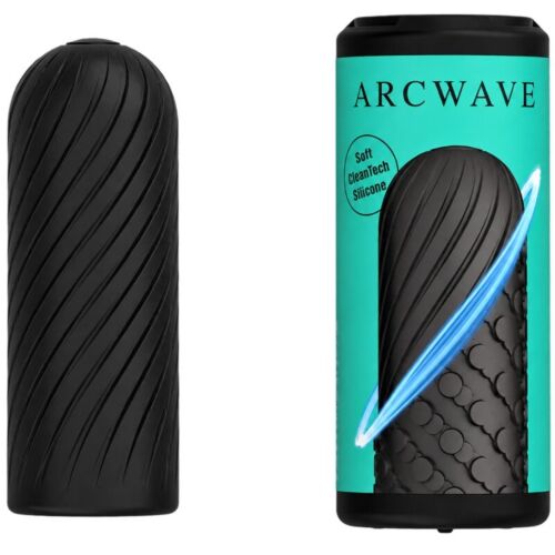 Masturbatore ARCWAVE Ghost reversibile nero in silicone
