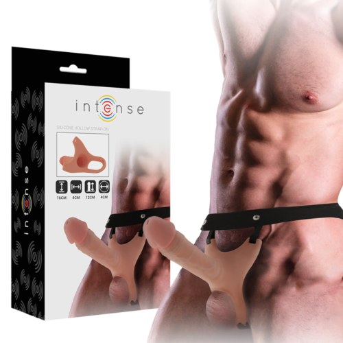 Extensor pene INTENSE con arnés hueco 16 x 3.5 cm