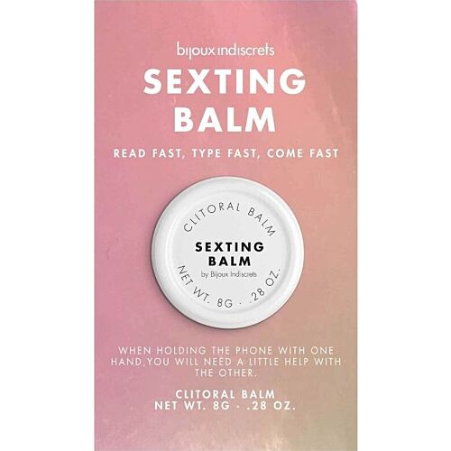 Balsamo clitorideo BIJOUX SEXTING BALM effetto calore