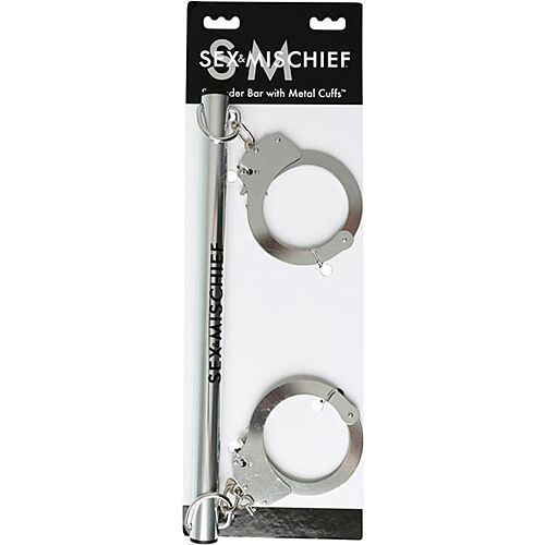 Spreader bar con manette Sex & Mischief