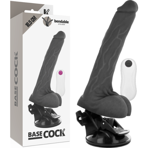 Vibratore Realistico BASECOCK 18.5 cm | Articolabile e potente