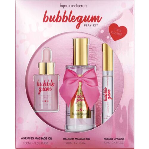 Kit Gioco Bijoux Bubblegum con Olio e Lucida Labbra
