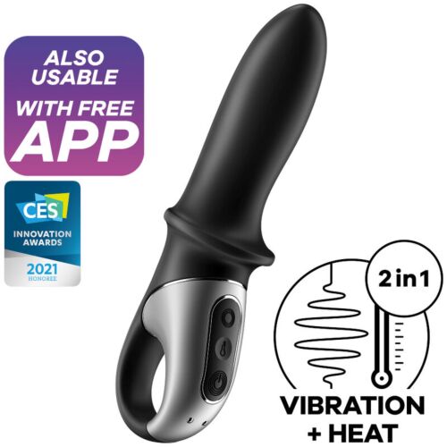 Vibratore Anale Satisfyer Hot Passion con Funzione di Riscaldamento