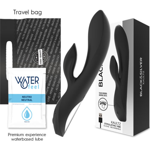 Vibratore BLACK&SILVER Kaultz con controllo touch e 10 modalità