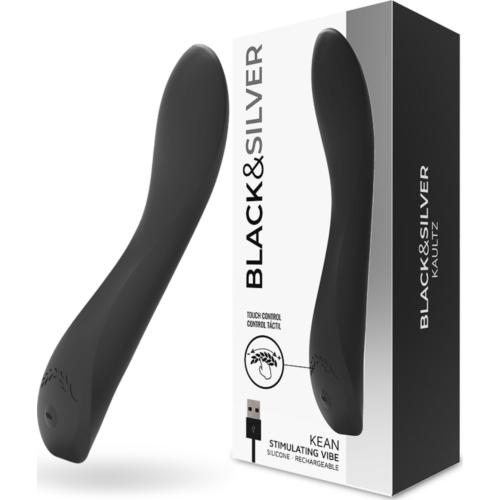 Vibratore BLACK&SILVER Kean con controllo touch